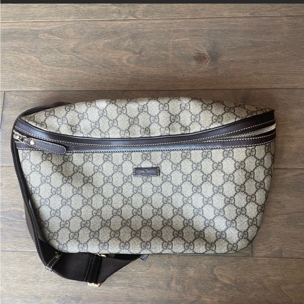 Large Brown Gucci Fanny Pack